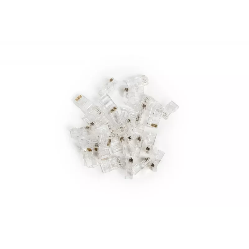 RJ45-Kabelstecker Digitus X-ML-6U-EZ Transparent Stecker 100 Stück