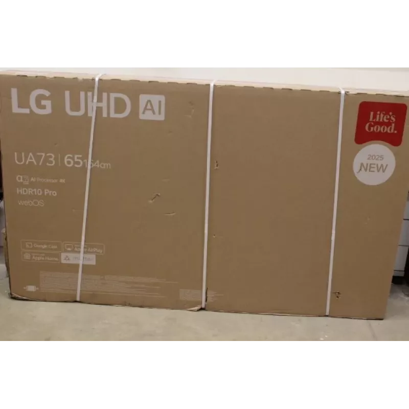 LED LCD TV LG 65UA73003LA 65 Zoll (165 cm) Smart TV webOS 25 UHD — beschädigte Verpackung