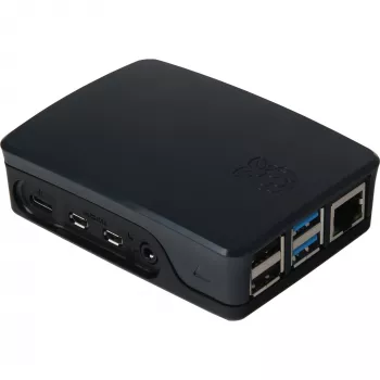 Raspberry Enclosure Original für 4B Schwarz/Grau (RPI4 CASE BLK/GRY)