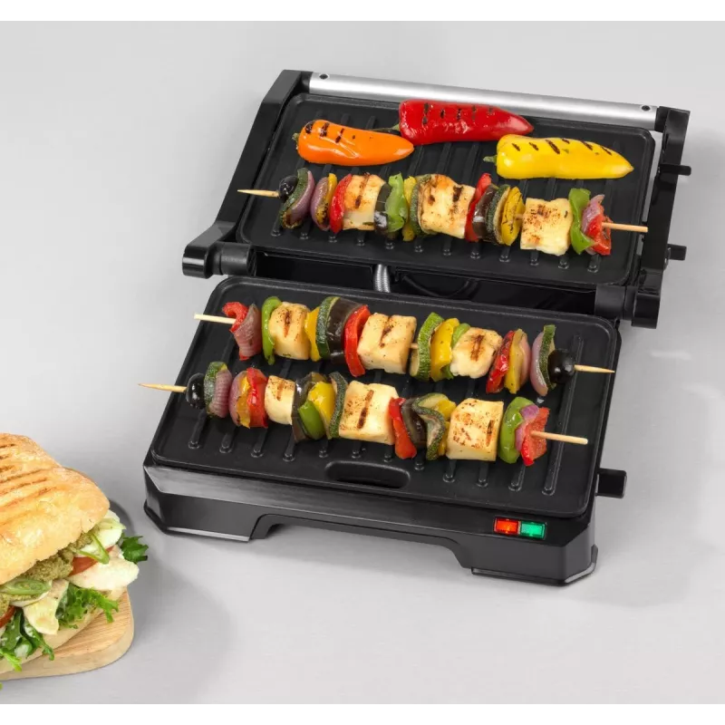 Elektrischer 2-in-1-Gesundheitsgrill Progress EK5854PVDE mit Antihaftplatten und einstellbarer Temperatur