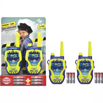 Walkie-Talkie-Set Dickie Police 2,4 GHz, 2 Stück, Modell 201118197