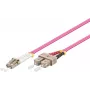 Glasfaserkabel Goobay LC-SC OM4 0,5 m Pink