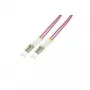 Logilink - Patchkabel - LC Multi-Mode (M) - LC Multi-Mode (M) - 20 m - Glasfaser - 50/125 µm - OM4 - halogenfrei - heather violet (FP4LC20)