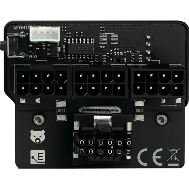 PCIe-Stromkabeladapter Thermal Grizzly TG‑WV‑P38H1R 1×12VHPWR auf 3×8‑pin (umgekehrt), schwarz