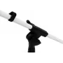 Mikrofonstativ Omnitronic MS-1W weiß, verstellbarer Arm, Tischmontage-Schwenkarm