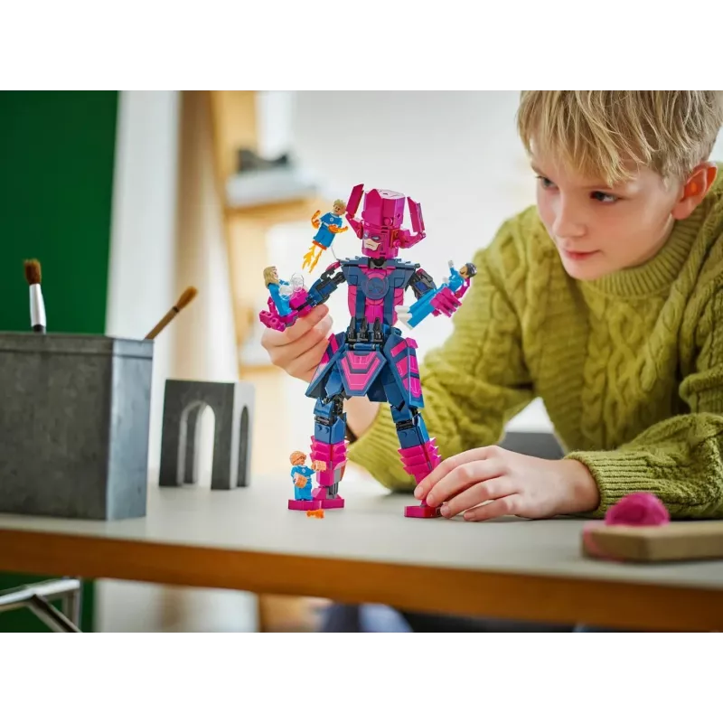 LEGO Bauset Marvel Super Heroes 76316 — Fantastic Four: Galactus Minifiguren-Set, 427 Teile, 4 Minifiguren, Alter 9+