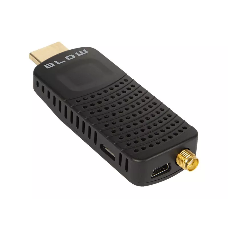 DVB-T2-Tuner BLOW 7000FHD MINI H.265 – kompakter terrestrischer TV-Receiver, HDMI, USB, S/PDIF, Audio L/R, Teletext