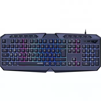 Tastatur SPEEDLINK LUDICIUM Gaming USB QWERTZ German Schwarz