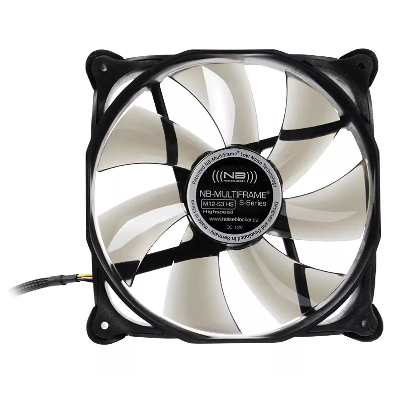 Noiseblocker Multiframe S-Series M12-3 Gehäuselüfter, 120 mm