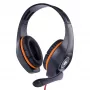 Kabelgebundenes Gaming-Headset GEMBIRD GHS-05-O, ohrumschließend, 20–20000 Hz, 2 m Kabel, 250 g, orange/schwarz