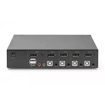 KVM Switch Digitus DS-12891 4x1 DP USB 4K Ultra HD