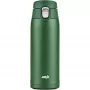 Reisebecher EMSA N2151900, dunkelgrün, 0,4 L, Klappdeckel