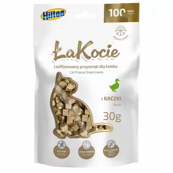 HILTON Leckerlis Gefriergetrocknete Ente - Katzenleckerlis - 30g