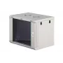 Wandmontiertes 9U-Rack-Gehäuse DIGITUS Dynamic-N DN-37104, 600 x 450 mm, IP20, Schlüsselschloss, unmontiert
