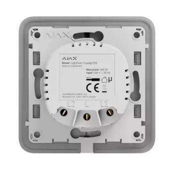 Wandmontierter smarter Lichtschalter Ajax SMART HOME LIGHTCORE 1GANG Modell 52136