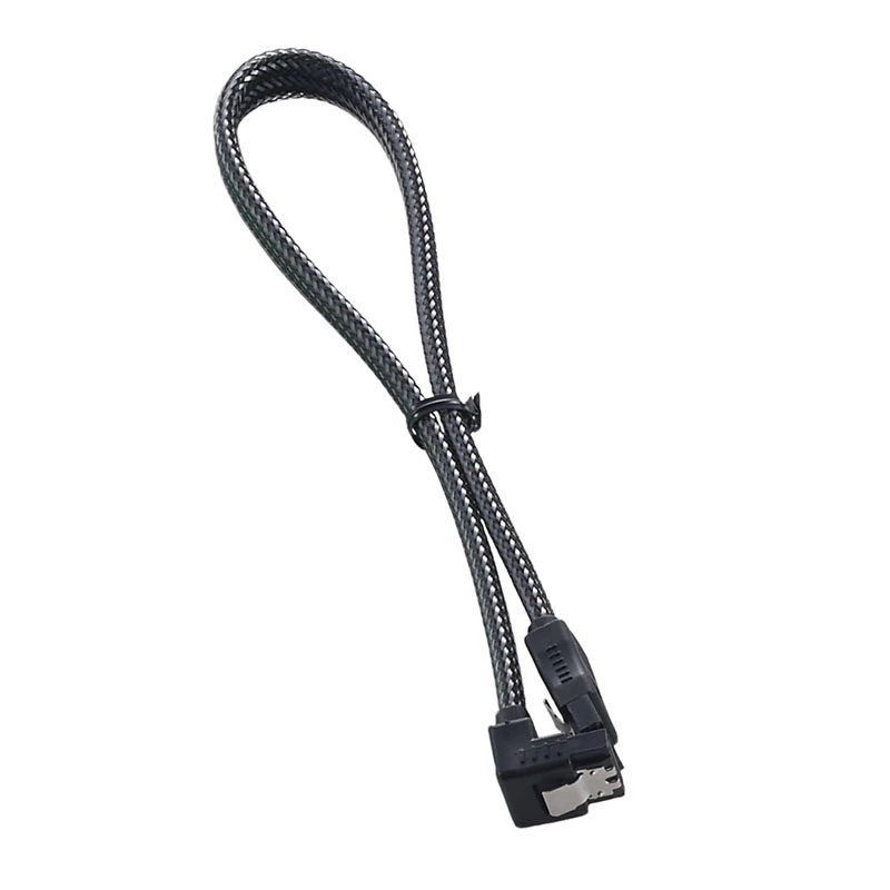 ModMesh Right Angle SATA 3 Kabel 30 cm - carbon - Kabel - Digital/Daten (CM-CAB-RSAT-N30KC-R)