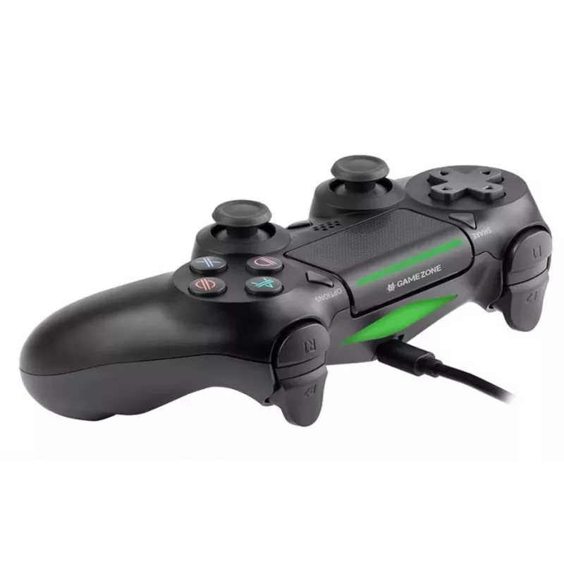 Kabel-Gamepad TRACER SHOGUN PRO Schwarz — 16 Tasten, analog/digital, 1,5 m Kabel, Vibration, PC/PS4/PS3
