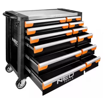 Werkstattschrank NEO tools PRO 12 Schubladen 84-225, robuste Aufbewahrung aus Stahl für Werkzeuge