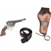 Gonher Metall-Revolver mit Holster und Gürtel