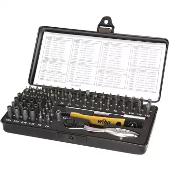 Schraubendreher-Bitsatz Wiha Micro-Bit Set ESD