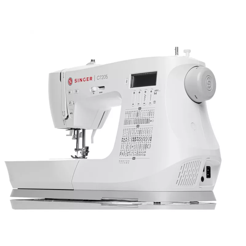 SINGER Nähmaschine C7205 — mechanisches Modell mit 200 Stichen und 8 Knopflochvarianten