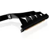 Thermaltake PCI-E 4.0 Dual-90-Grad-Riser-Kabel, 40 cm, Schwarz