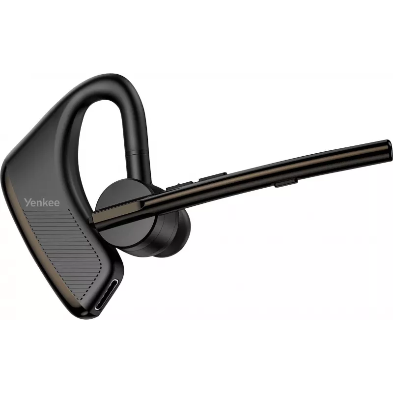 Kabelgebundenes/Bluetooth-Freisprechset YENKEE YHF F20BK – Headset mit Inline-Mikrofon für Anrufe und Audio