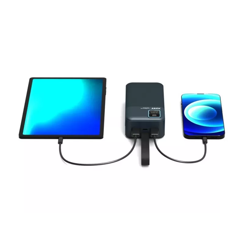 Tragbares Ladegerät Port Designs 907003 30000 mAh