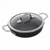 BALLARINI Alba ALBG3ED.24D tiefe Bratpfanne mit 2 Griffen 24 cm
