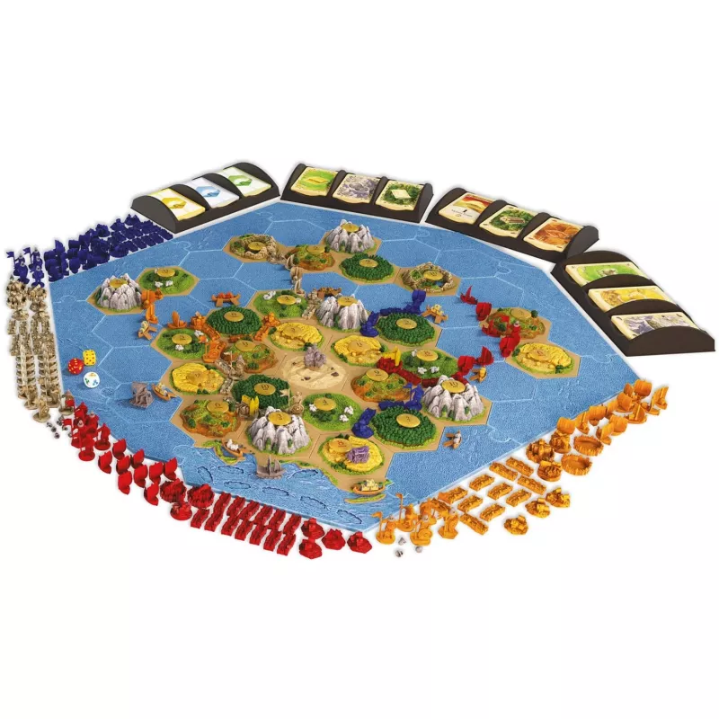Brettspiel Kosmos KOO Catan 3D – Seefahrer + Städte & Ritter Erweiterungsset