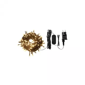 WOOX R5168 Lichterkette 5 m 200 LED warmweiß innen außen