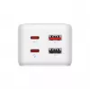 Netzteil-Adapter FIXED FIXCS65-1.5-WH mit 2× USB-C PD 65 W und 2× USB-A-Anschlüssen