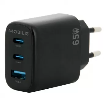 Universal-Ladegerät für Mobilgeräte Schwarz AC Auto Mobilis 001364