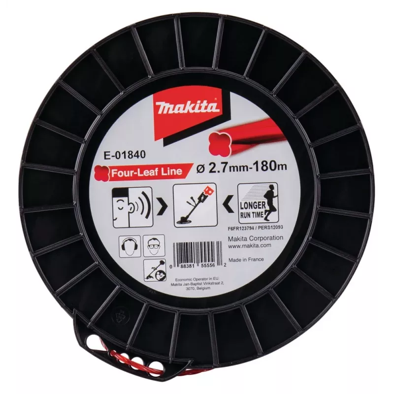 MAKITA MONOFILAMENT NYLON CLOVER 2,7 mm/180 m