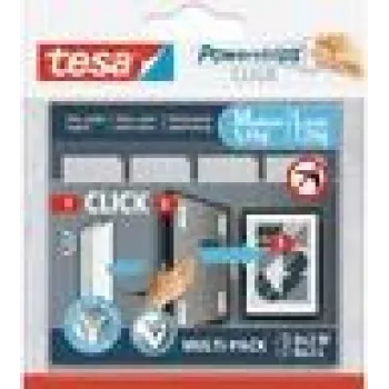 Tesa Montagestreifen Powerstrips CLICK 6 Paar M 8 L (77723-00020-00)