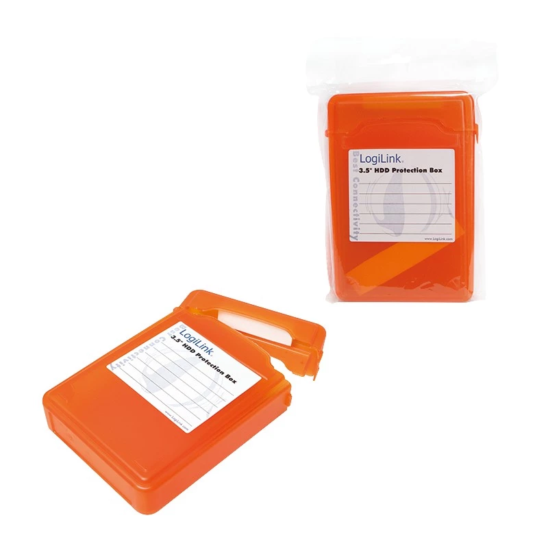 Schutzbox für HDD 3,5', orange