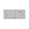 19-Zoll-Wandmontagerack 4U LANBERG — 497×400/240 mm, grau
