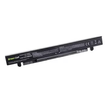 Laptop-Akku Grün Cell AS68 für ASUS A450 A550 R510 X550 Serie, Li-Ion 14,4 V 4400 mAh, 4 Zellen, schwarz