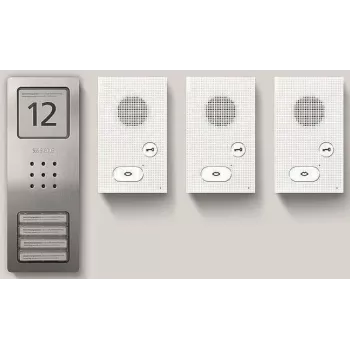 Audio-Set Set CAB 850-3 E/W Basic Edelstahl gebürstet (210008744-00)