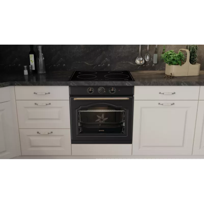 Gorenje BOS67372CLB Backofen 77 L 3500 W Schwarz