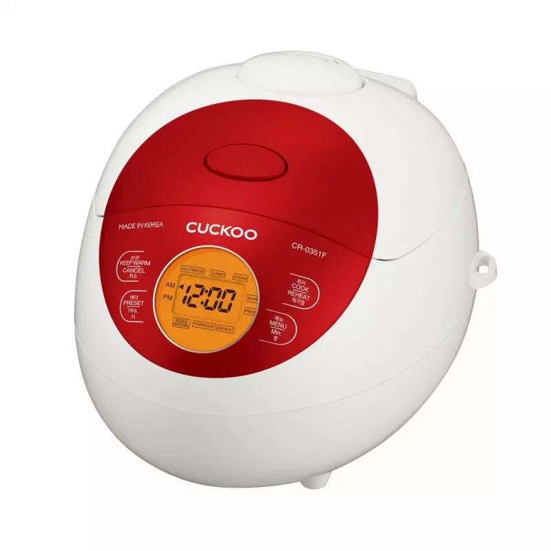 Cuckoo CR-0351F RED Reiskocher 0,54 L 425 W Rot, Weiß