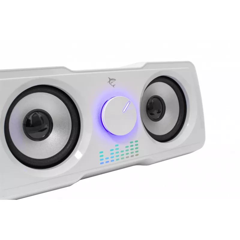 White Shark GSP-968 Mood RGB Gaming 2.2 Lautsprechersystem Weiß