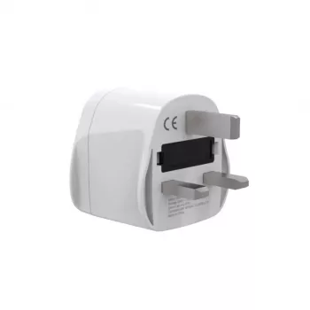Netzadapter GEMBIRD A-AC-UKMINTF – UK-Typ-G-Stecker auf IEC-C13-Eingang, 15 A