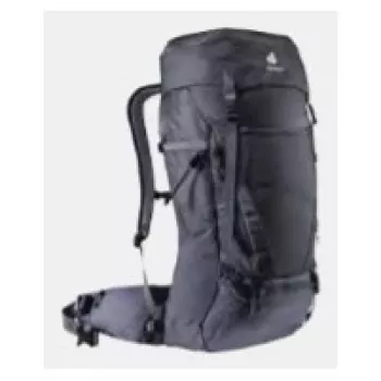 Rucksack DEUTER Futura Air Trek 45 L — Unisex-Bergsteigerrucksack, 45 L (erweiterbar auf 55 L), 2 kg, Toploader, schwarz