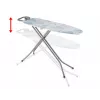 Bügelbrett in voller Größe VILEDA Bravo Plus 143032 — höhenverstellbar 80–97 cm, Bügelfläche 380×1200 mm, Stahlmesh-Tischplatte