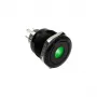 DimasTech Vandalismustaster 25mm Schwarzline Dot RGB (PD224) vandal-resistenter Drucktaster