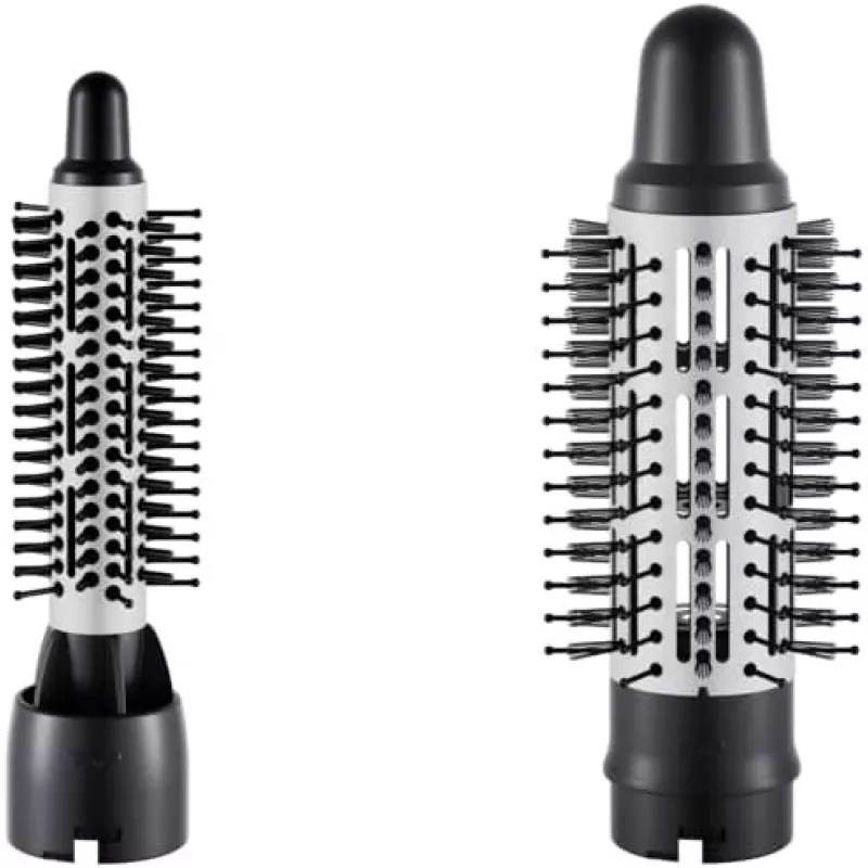 Heißluftbürste Rowenta Express Style CF6320F0 Warm Schwarz Silber für alle Haarlängen