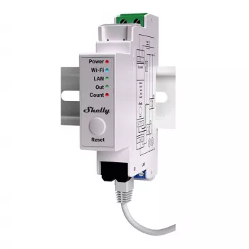 Stromzähler Shelly Pro EM 50A mit zwei 50A-Anschlüssen, Energieüberwachungsgerät