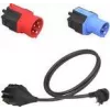 Steckdosenadapter NRGkick NRGkick Smart Attachment Set Standard Schwarz Blau Rot