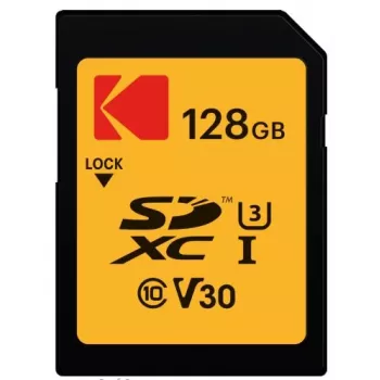 Kodak - Flash-Speicherkarte - 128 GB - UHS Class 3 / Class10 - 650x - SDXC UHS-I (EKMSD128GXC10HPRK)